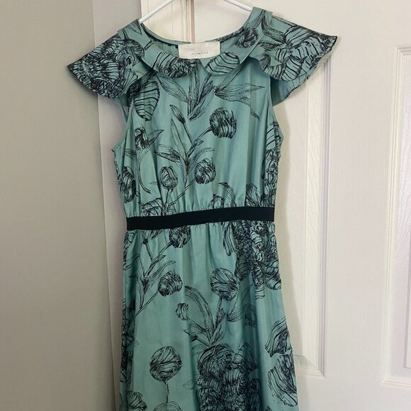 Silk Cocktail Dress with Slip Leifsdottir - Picture 1 of 2